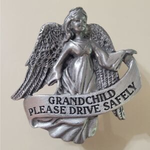 Pewter Highway Guardian Angel Car Visor Clip Grandchild